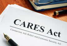 paper with CARES Act header